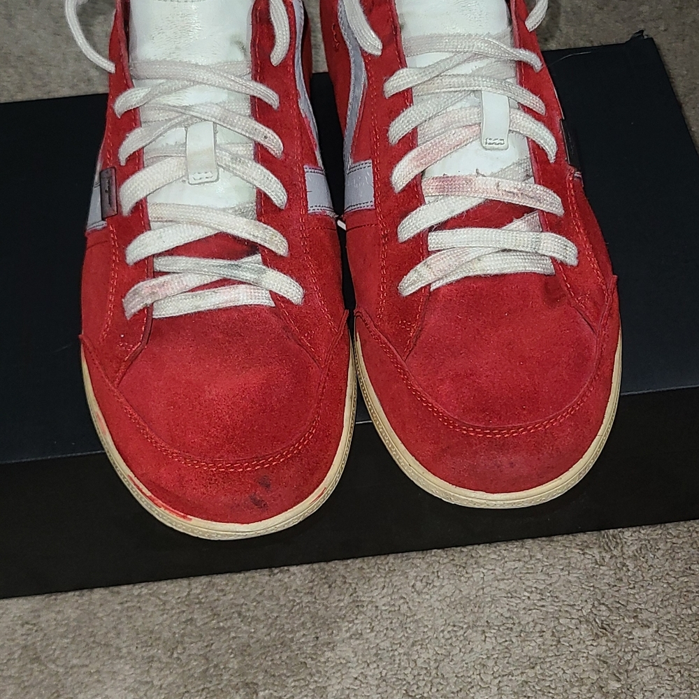 Salvatore ferragamo  shoes size 10 Red color